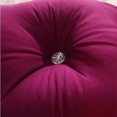 SOGA 4X 120cm Burgundy Princess Bed Pillow Headboard Backrest Bedside Tatami Sofa Cushion with Ruffle Lace Home Decor