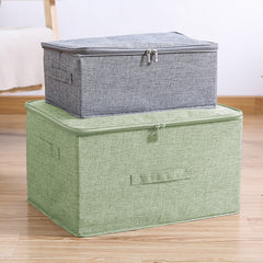 SOGA 2X Green Large Portable Double Zipper Storage Box Moisture Proof Clothes Basket Foldable Home Organiser