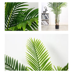 SOGA 145cm Green Artificial Indoor Swallowtail Sunflower Tree Fake Plant Simulation Decorative