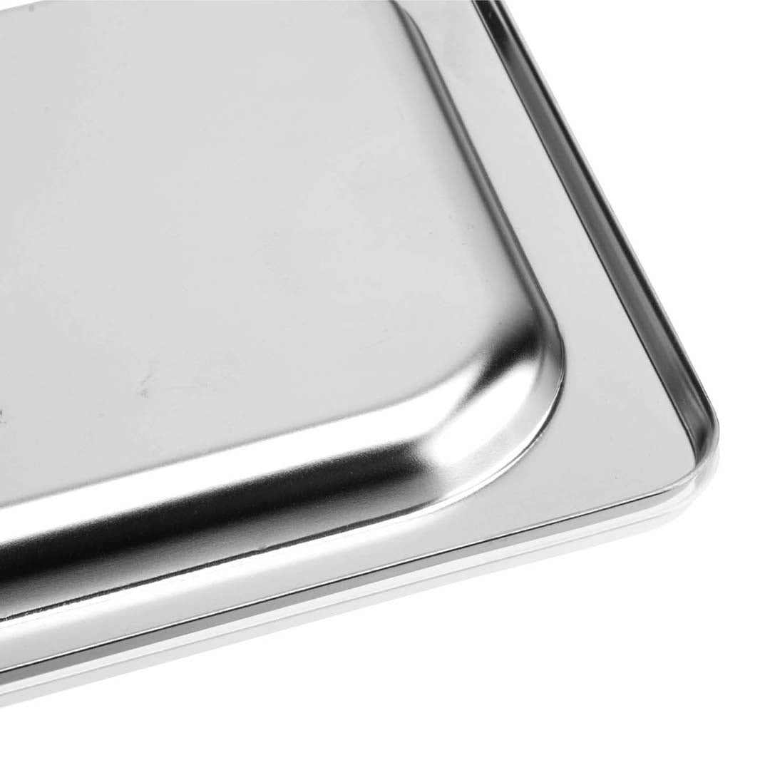 SOGA 4X Gastronorm GN Pan Lid Full Size 1/2 Stainless Steel Tray Top Cover