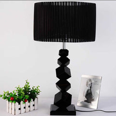 SOGA 2X 60cm Black Table Lamp with Dark Shade LED Desk Lamp