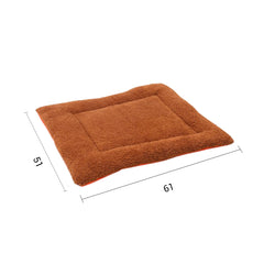 SOGA 2X Silver Dual-purpose Cushion Nest Cat Dog Bed Warm Plush Kennel Mat Pet Home Travel Essentials