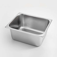 SOGA Gastronorm GN Pan Full Size 1/2 GN Pan 15cm Deep Stainless Steel With Lid