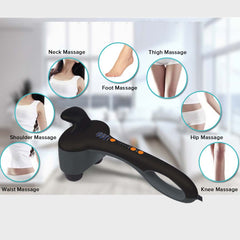 SOGA 2X Portable Handheld Massager Soothing Heat Stimulate Blood Flow Foot Shoulder Massage