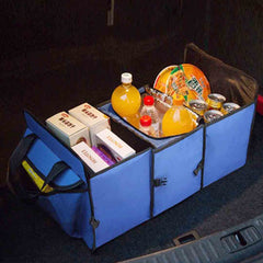 SOGA 2X Car Portable Storage Box Waterproof Oxford Cloth Multifunction Organizer Black