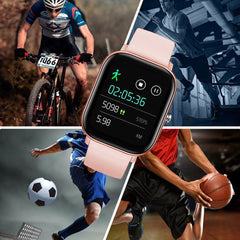 SOGA 2X Waterproof Fitness Smart Wrist Watch Heart Rate Monitor Tracker P8 Gold