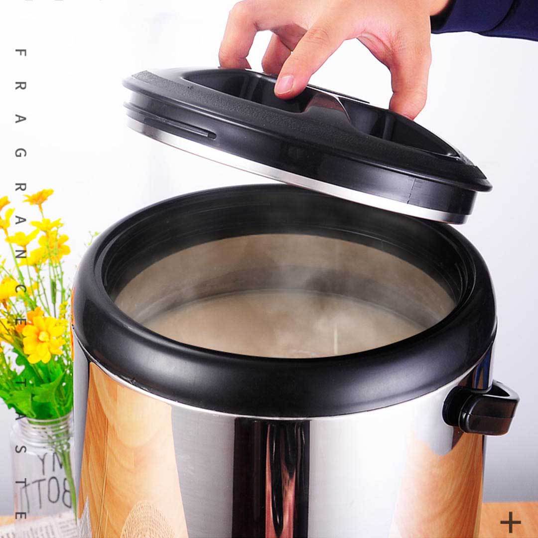 SOGA 4 x 8L Portable Insulated Cold/Heat Coffee Tea Beer Barrel Brew Pot With Dispenser