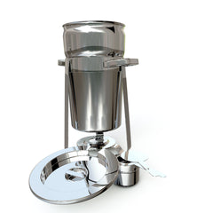 SOGA 4X 11L Round Stainless Steel Soup Warmer Marmite Chafer Full Size Catering Chafing Dish