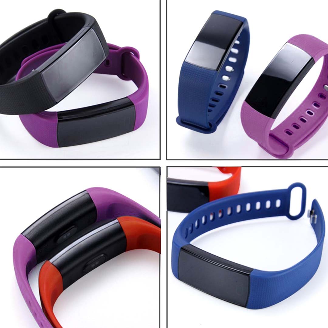SOGA Sport Smart Watch Health Fitness Wrist Band Bracelet Activity Tracker Purple