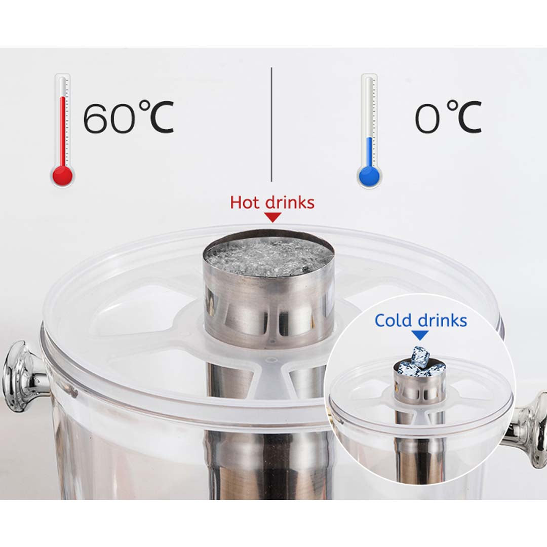 SOGA 2x Single 8L Juicer Water Milk Coffee Pump Beverage Drinking Utensils