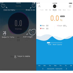 SOGA Wireless Bluetooth Digital Body Fat Scale Bathroom Weighing Scales Health Analyzer Weight Black