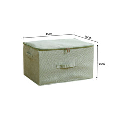 SOGA 2X Green Large Portable Double Zipper Storage Box Moisture Proof Clothes Basket Foldable Home Organiser