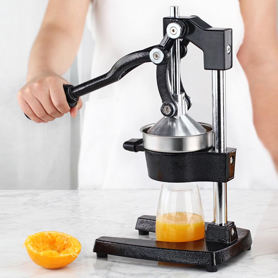 SOGA 2X Commercial Manual Juicer Hand Press Juice Extractor Squeezer Orange Citrus Matte Black