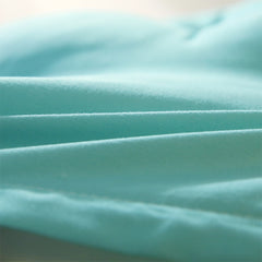 SOGA 2X 150cm Light Blue Princess Bed Pillow Headboard Backrest Bedside Tatami Sofa Cushion with Ruffle Lace Home Decor