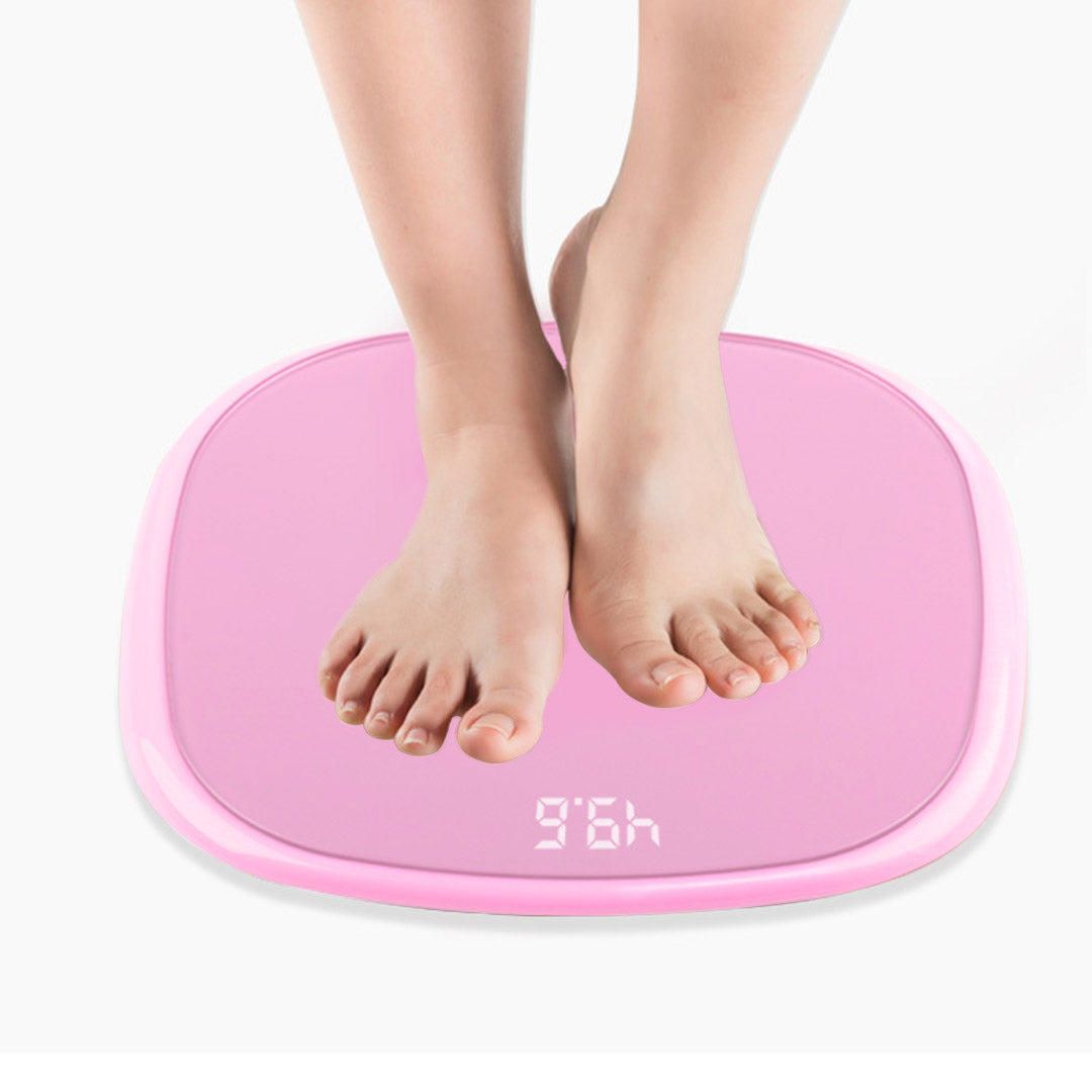 SOGA 2X 180kg Digital LCD Fitness Electronic Bathroom Body Weighing Scale Pink