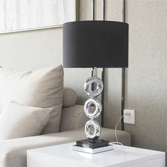 SOGA 2X Simple Industrial Style Table Lamp Metal Base Desk Lamp