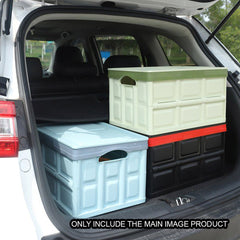 SOGA 56L Collapsible Car Trunk Storage Multifunctional Foldable Box Green