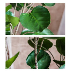 SOGA 2X 95cm Green Artificial Indoor Pocket Money Tree Fake Plant Simulation Decorative