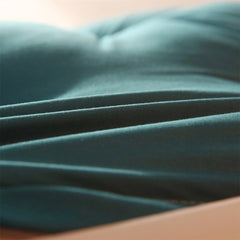 SOGA 120cm Blue-Green Princess Bed Pillow Headboard Backrest Bedside Tatami Sofa Cushion with Ruffle Lace Home Decor