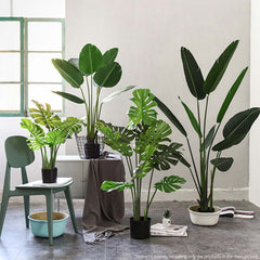 SOGA 2X 160cm Artificial Green Indoor Traveler Banana Fake Decoration Tree Flower Pot Plant