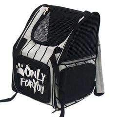 SOGA 2X Black Pet Carrier Backpack Breathable Mesh Portable Safety Travel Essentials Outdoor Bag
