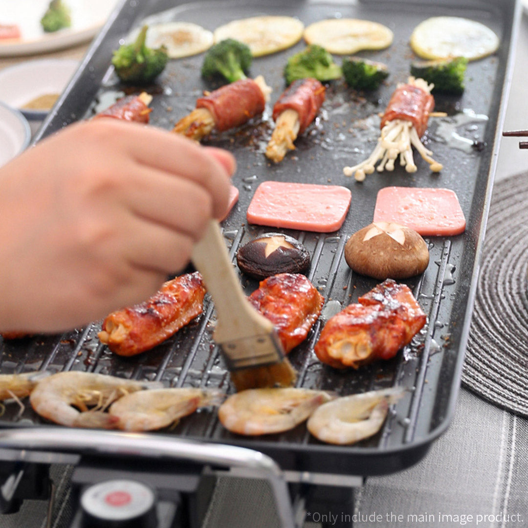 SOGA 48cm 68cm Electric BBQ Grill Teppanyaki Tough Non-Stick Surface Hot Plate Kitchen Bundle