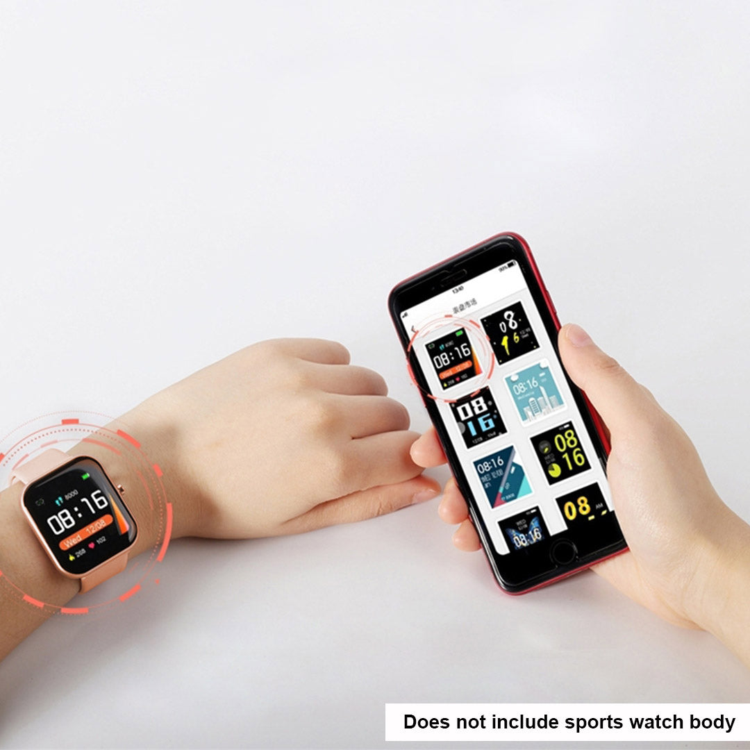 SOGA Smart Sport Watch Model P8 Compatible Wristband Replacement Bracelet Strap Gold