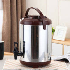 SOGA 4X 16L Portable Insulated Cold/Heat Coffee Tea Beer Barrel Brew Pot With Dispenser