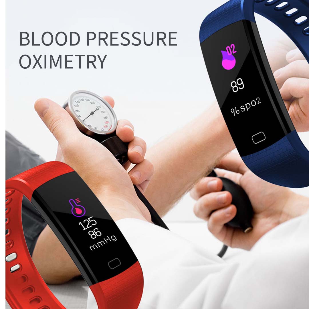 SOGA Sport Smart Watch Health Fitness Wrist Band Bracelet Activity Tracker Black