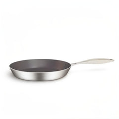 SOGA Stainless Steel Fry Pan 28cm 32cm Frying Pan Skillet Induction Non Stick Interior FryPan