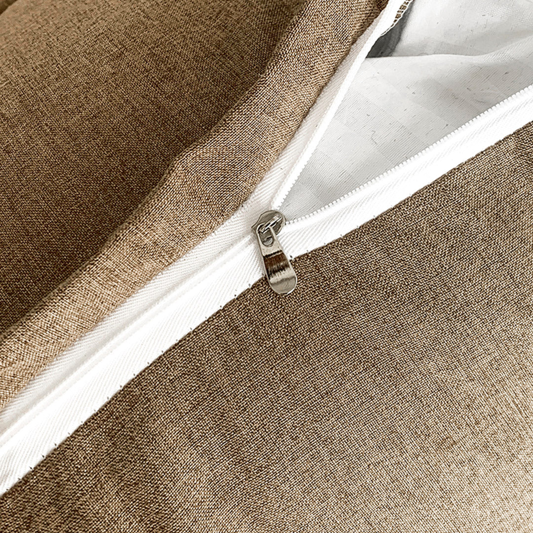 SOGA 45cm Khaki Triangular Wedge Lumbar Pillow Headboard Backrest Sofa Bed Cushion Home Decor