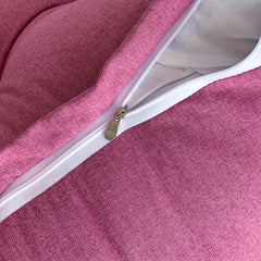 SOGA 4X 60cm Magenta Triangular Wedge Lumbar Pillow Headboard Backrest Sofa Bed Cushion Home Decor